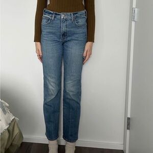 Lucky Brand cropped straight jean